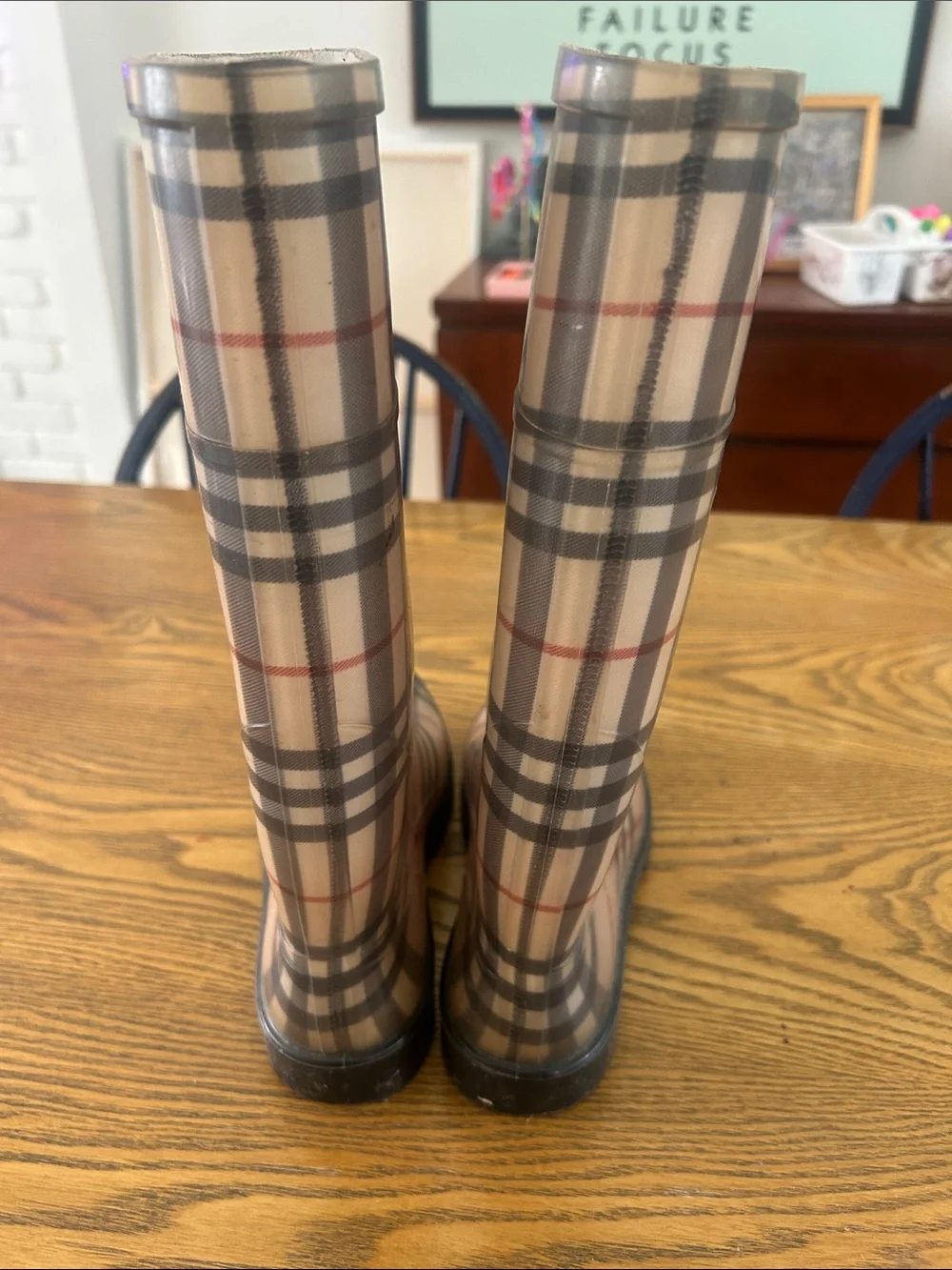Vintage Burberry Rain Boots